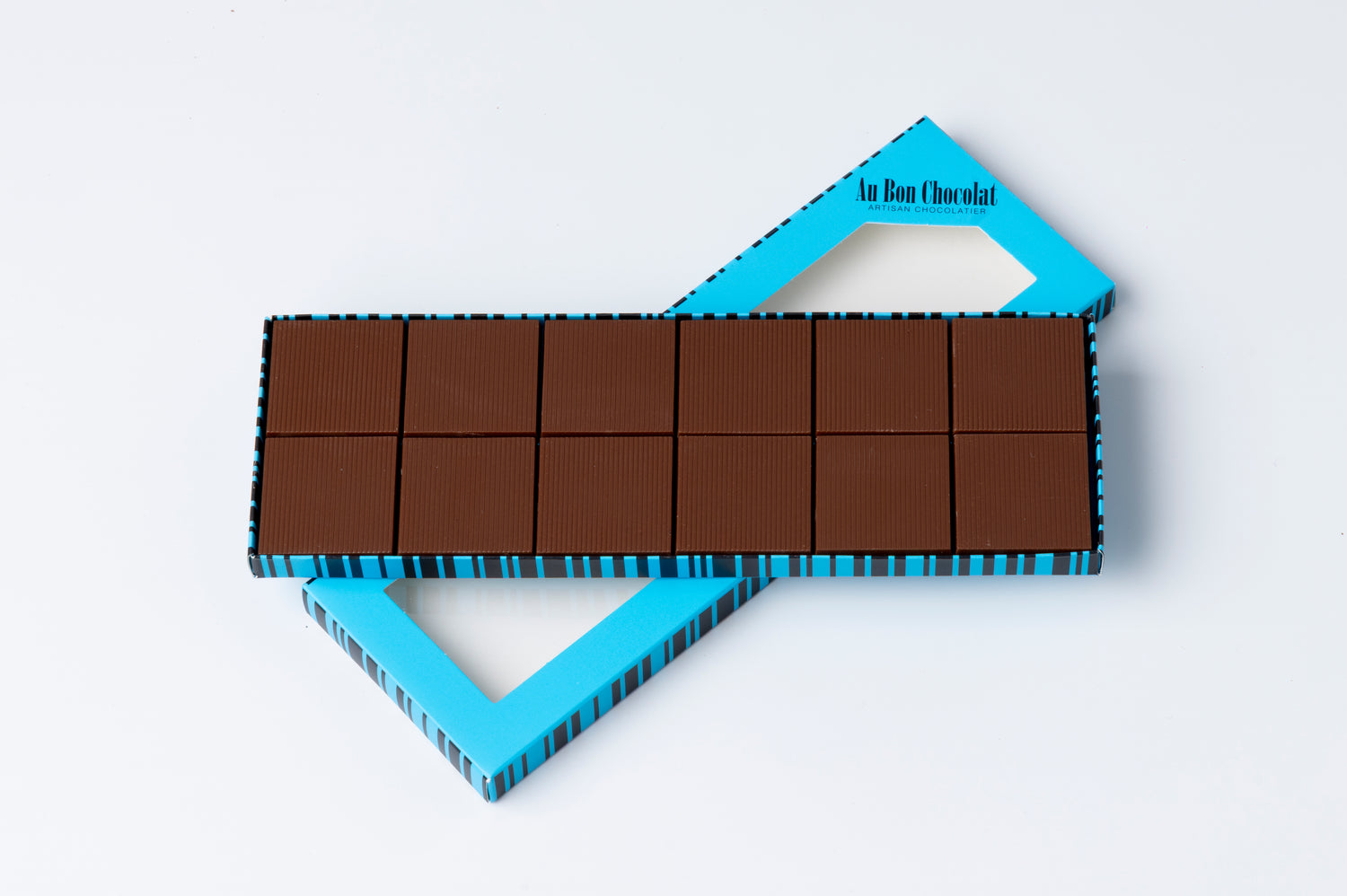 Carrés natures chocolat au lait 24 pièces
