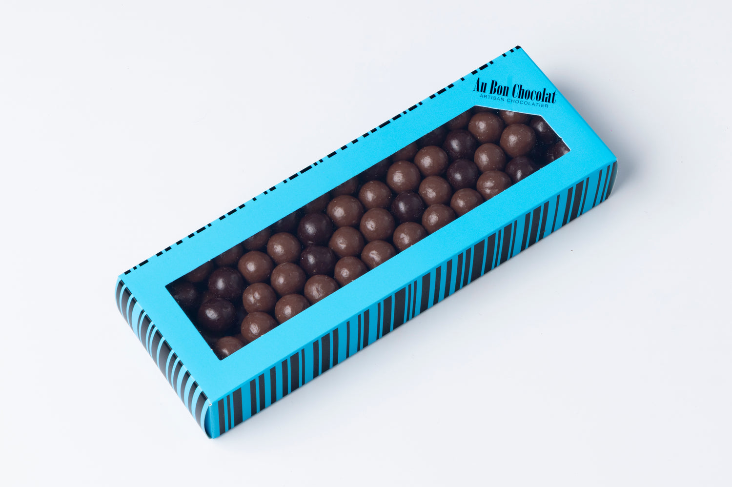 Billes soufflées en chocolat noir et chocolat au lait