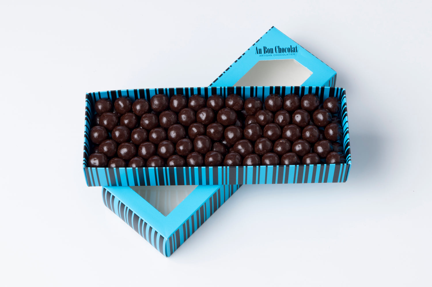 Billes soufflées en chocolat noir