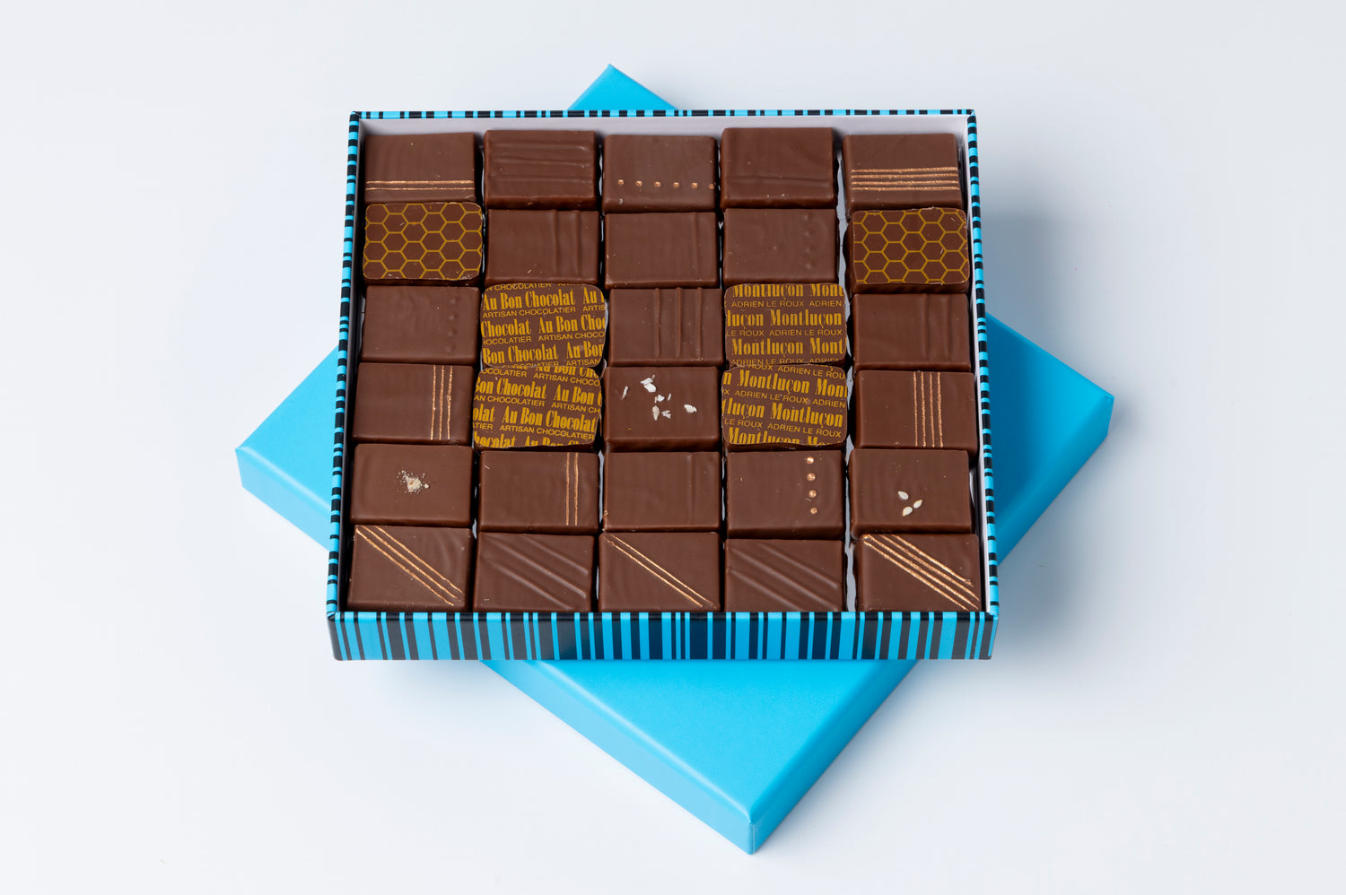 Boite 30 chocolats laits assortis