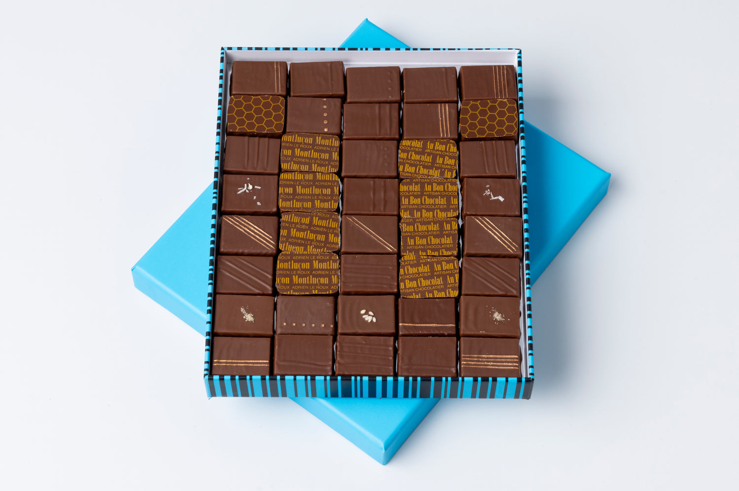 Boite 40 chocolats laits assortis