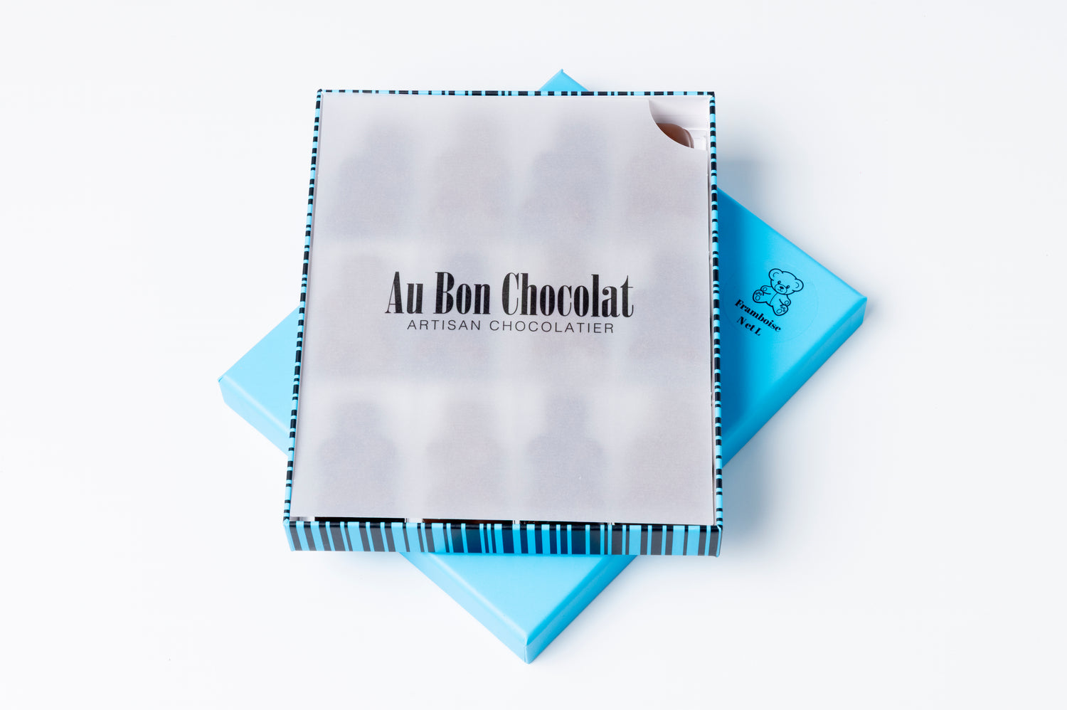 Boite 12 oursons guimauve vanille chocolat noir et lait