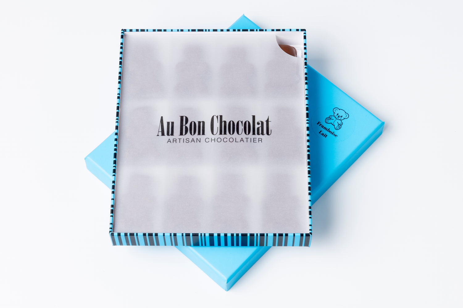 Boite 12 oursons guimauve vanille chocolat lait