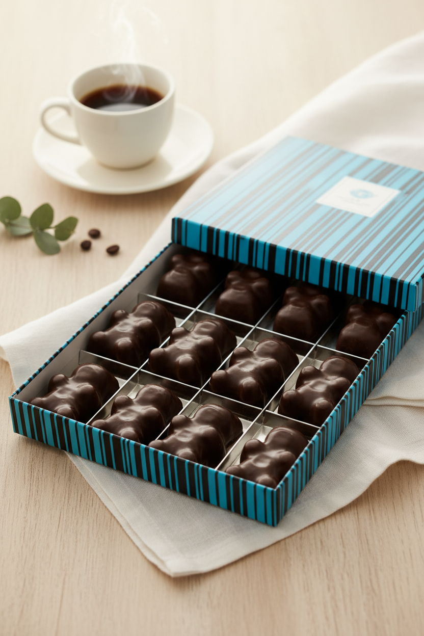 Oursons chocolat - portrait